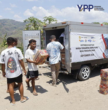 YPP Emtek Media Jangkau Manggarai Timur Salurkan Bantuan Gempa pulangpisau dan Layanan Psikososial Anak